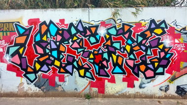 Graffiti Wall - Photo by MatVegas - Vegas