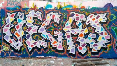 Graffiti Wall - Photo by MatVegas - V, egas