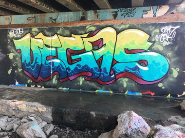 Graffiti Wall - Photo by MatVegas