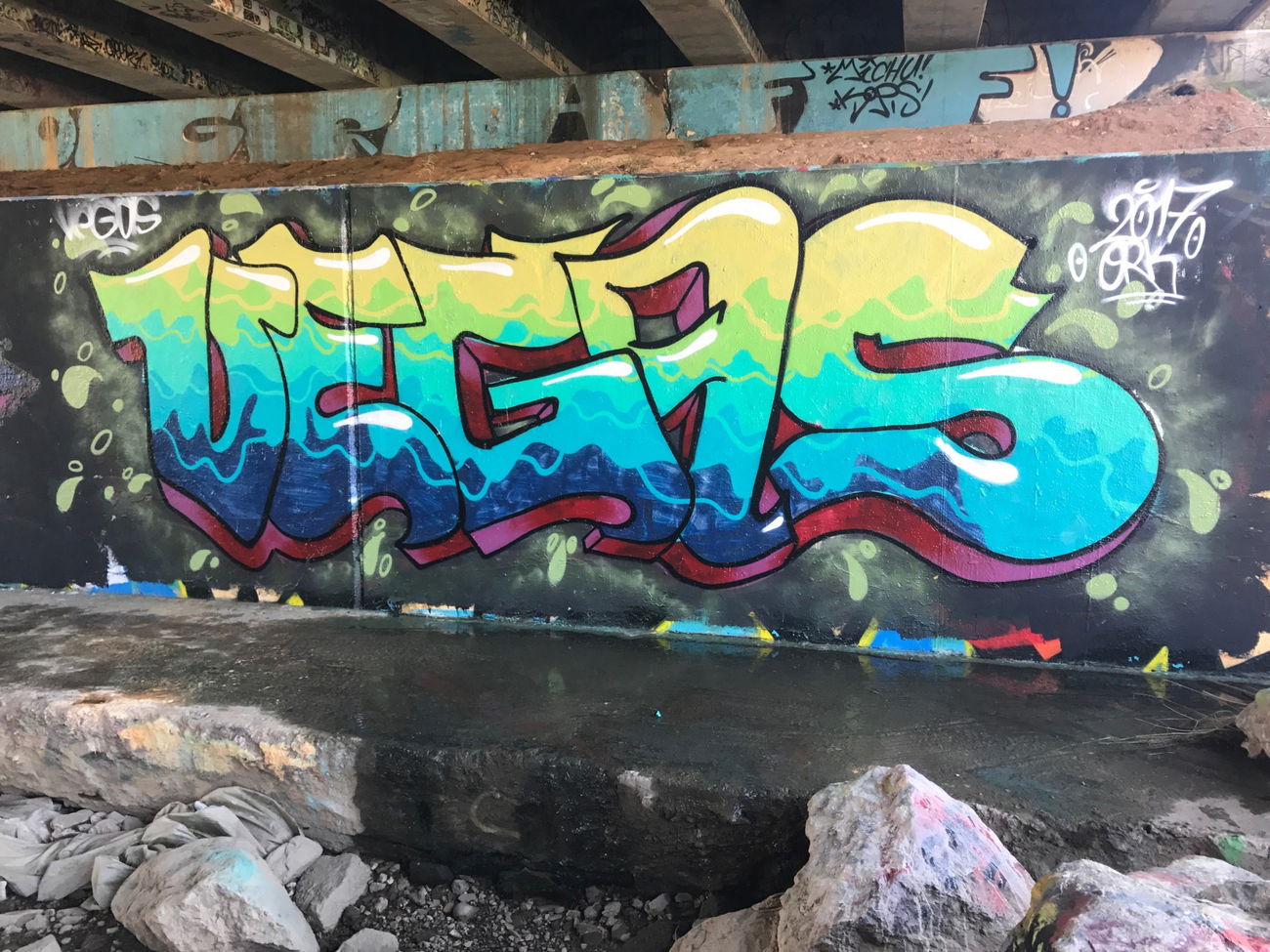 Graffiti Wall - Photo by MatVegas