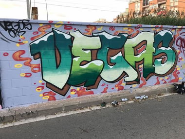 Graffiti Wall in Castelldefels - Photo by MatVegas