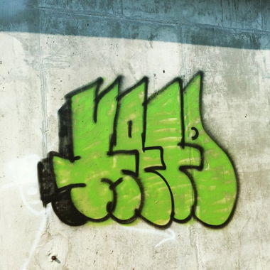 Graffiti Bombing in Slovenija - Photo by Mato - Throwup, Begginer (2015)