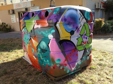 Graffiti Street Art - Photo by Matracke - conteneuraverre, conteneur, graffiti (2013)