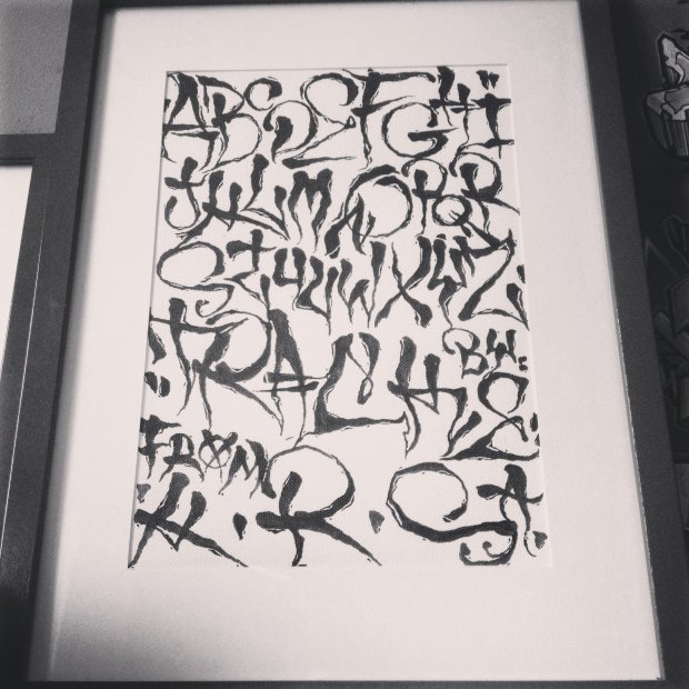 Graffiti Sketch - Photo by Matracke - abecedaire, track, matracke (2014)