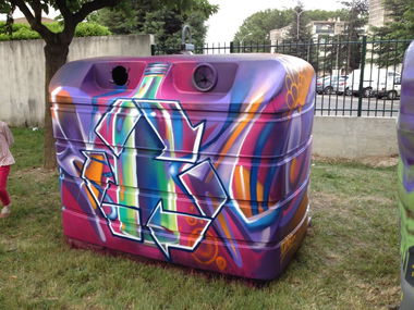 Graffiti Street Art - Photo by Matracke - conteneuraverre, conteneur, graffiti (2013)