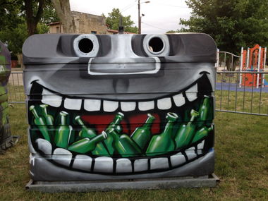 Graffiti Street Art - Photo by Matracke - conteneuraverre, conteneur, graffiti (2013)