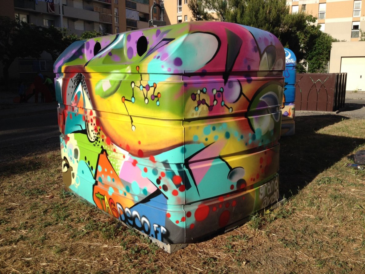 Graffiti Street Art - Photo by Matracke - conteneuraverre, conteneur, graffiti (2013)