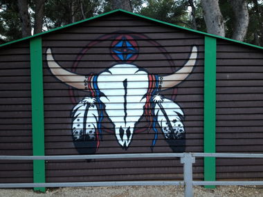 Graffiti Wall - Photo by Matracke - indien, cowboy, magikparkland (2014)