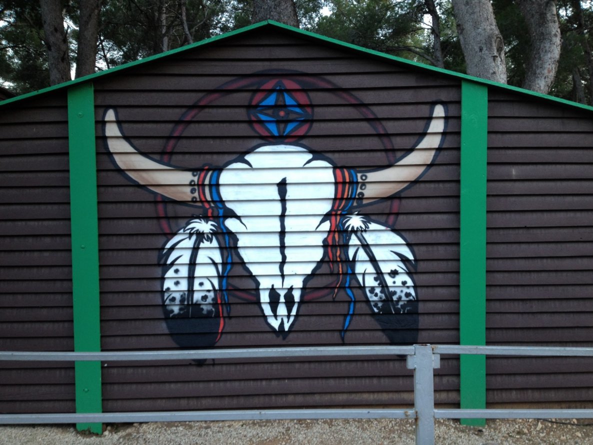 Graffiti Wall - Photo by Matracke - indien, cowboy, magikparkland (2014)