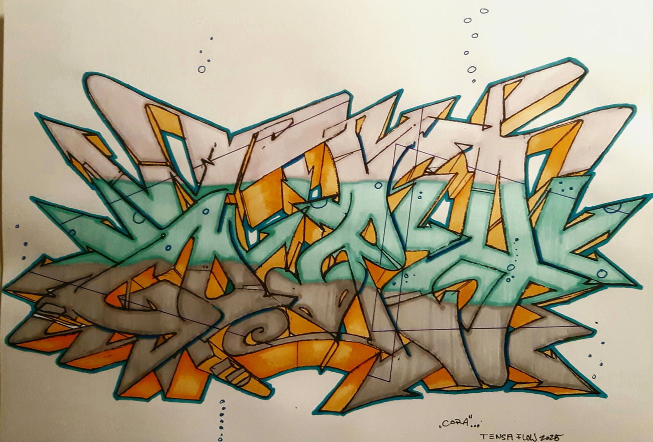 Graffiti Sketch in Drehort - Photo by Maunnztiger