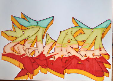 Graffiti Sketch - Photo by Maunnztiger (2025)