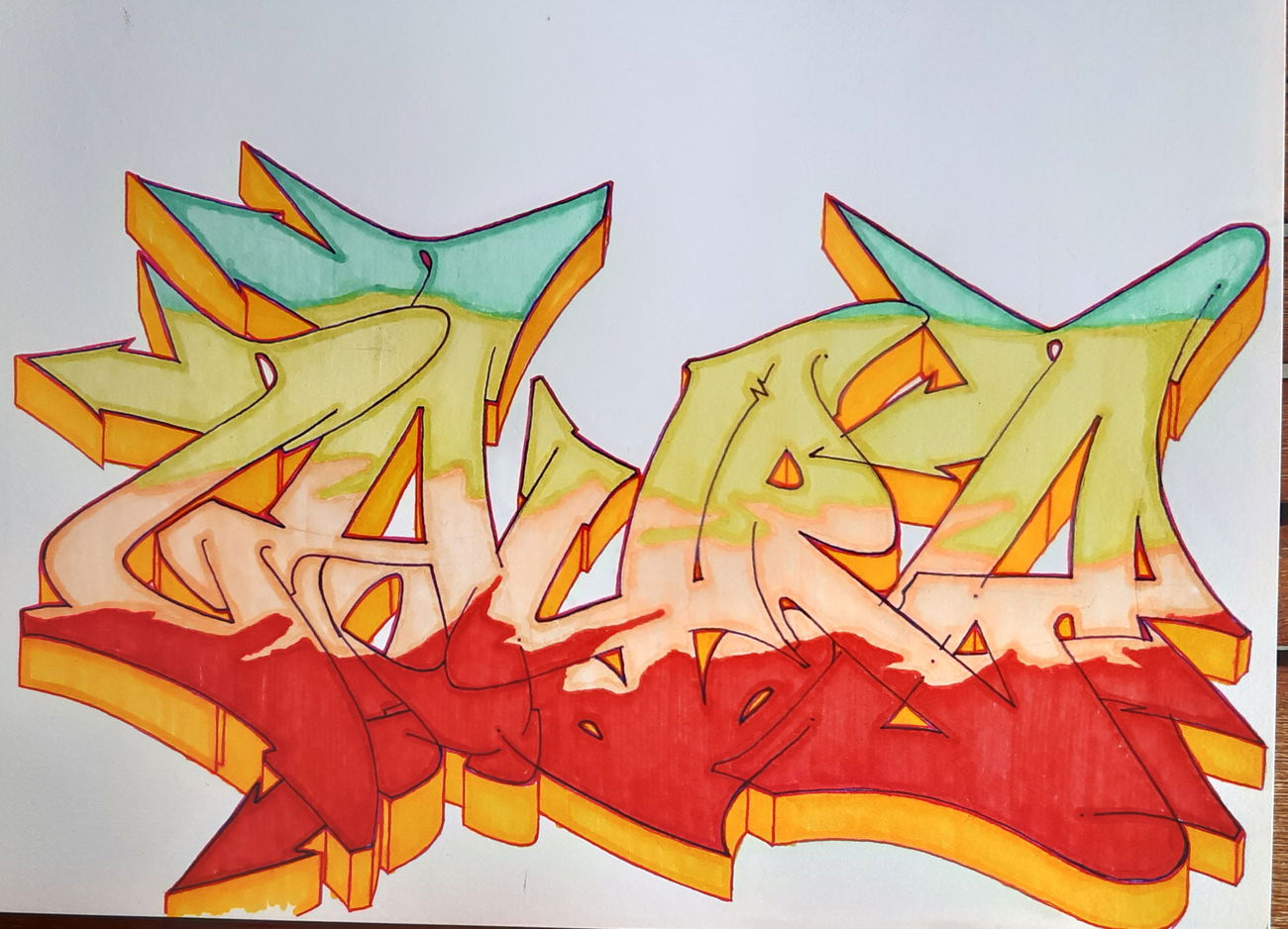 Graffiti Sketch - Photo by Maunnztiger (2025)