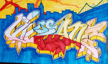 Graffiti Sketch - Photo by Maunnztiger (2025)