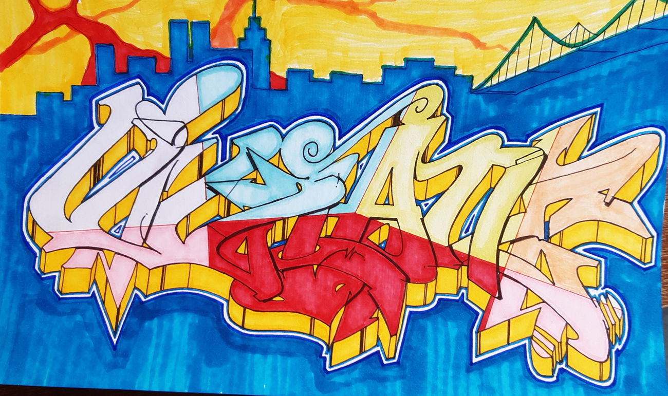 Graffiti Sketch - Photo by Maunnztiger (2025)