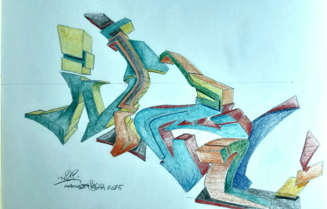 Graffiti Sketch - Photo by Maunnztiger (2025)