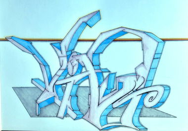Graffiti Sketch - Photo by Maunnztiger (2025)