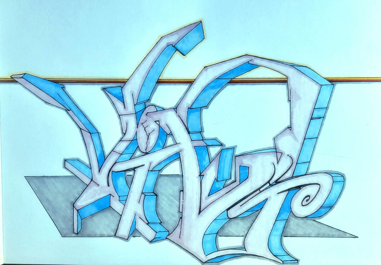 Graffiti Sketch - Photo by Maunnztiger (2025)