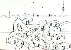 Graffiti Sketch - Photo by Maunnztiger (2025)