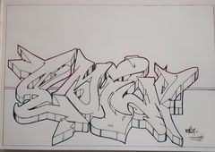 Graffiti Sketch - Photo by Maunnztiger (2025)