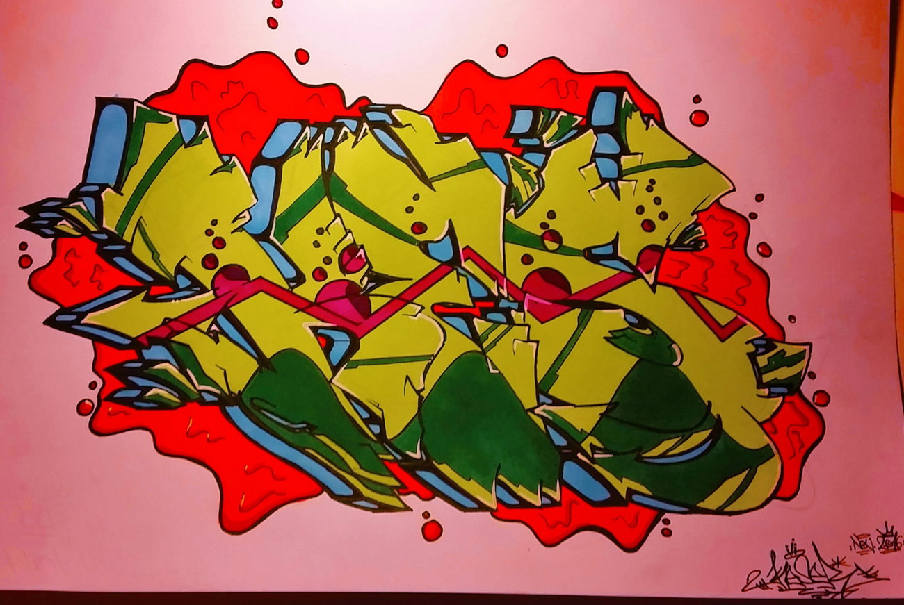 Graffiti Sketch - Photo by Mayo - keser, kesr, keesy