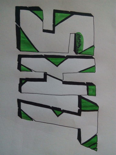 Graffiti Sketch - Photo by Mayor - sketches, noob (2015)