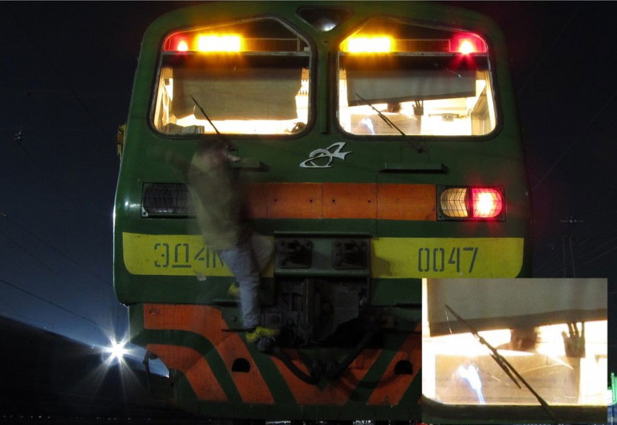 Graffiti Train in 96 - Photo by Mazik