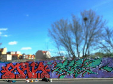 Graffiti Wall - Photo by MeScus