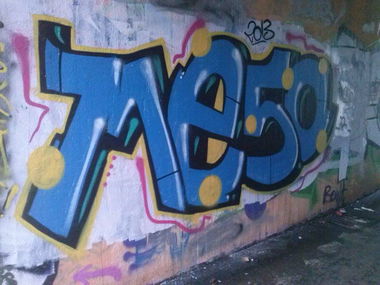 Graffiti Wall in Grevenbroich - Photo by MeSo - MeSo (2013)