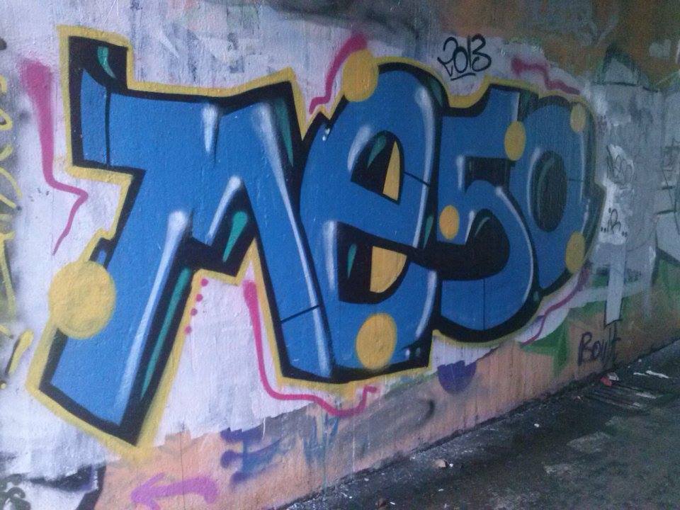 Graffiti Wall in Grevenbroich - Photo by MeSo - MeSo (2013)
