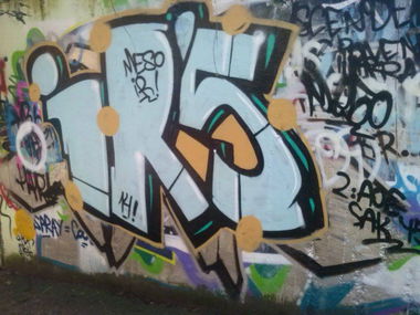 Graffiti Wall in Grevenbroich - Photo by MeSo (2014)