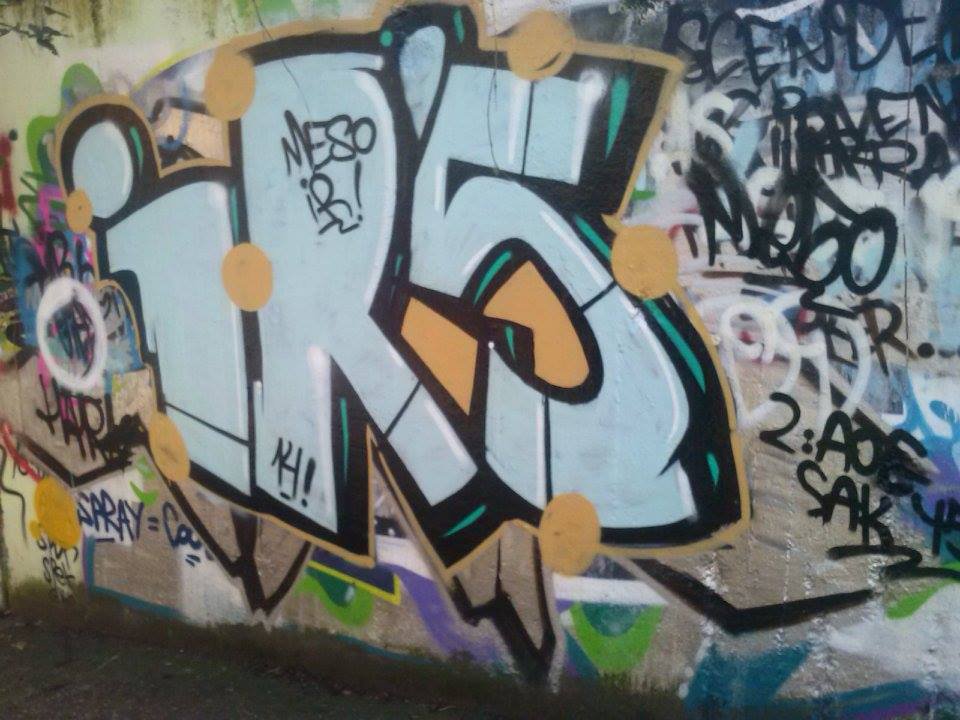 Graffiti Wall in Grevenbroich - Photo by MeSo (2014)