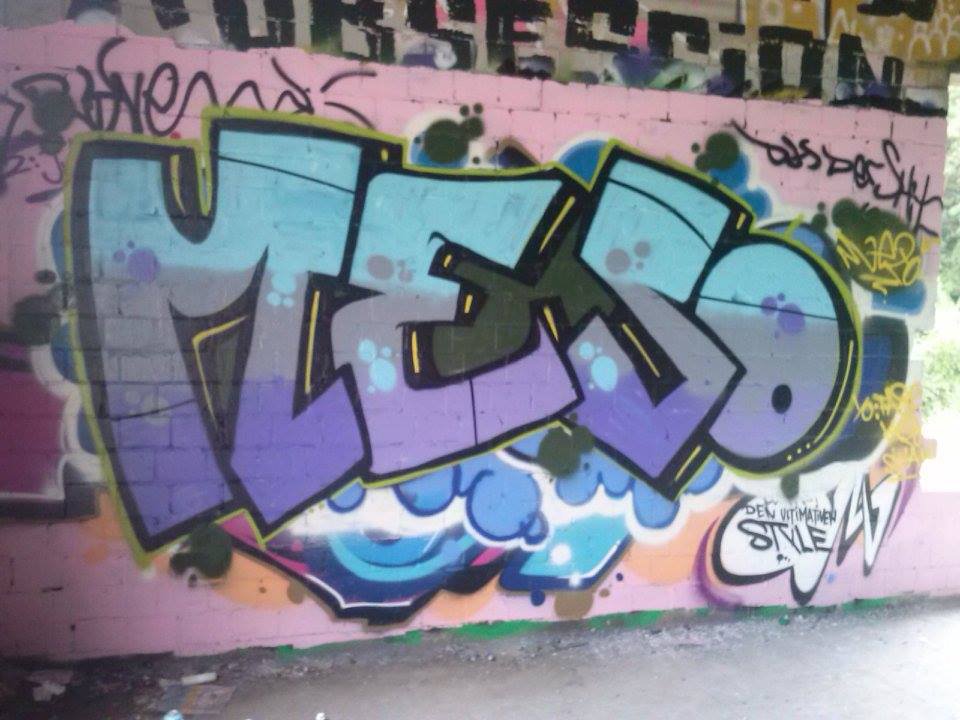 Graffiti Wall in Mönchengladbach - Photo by MeSo - MeSo (2013)