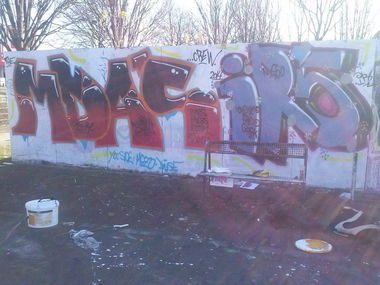 Graffiti Wall in Erkelenz - Photo by MeSo (2014)