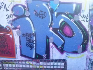 Graffiti Bombing - Photo by MeSo