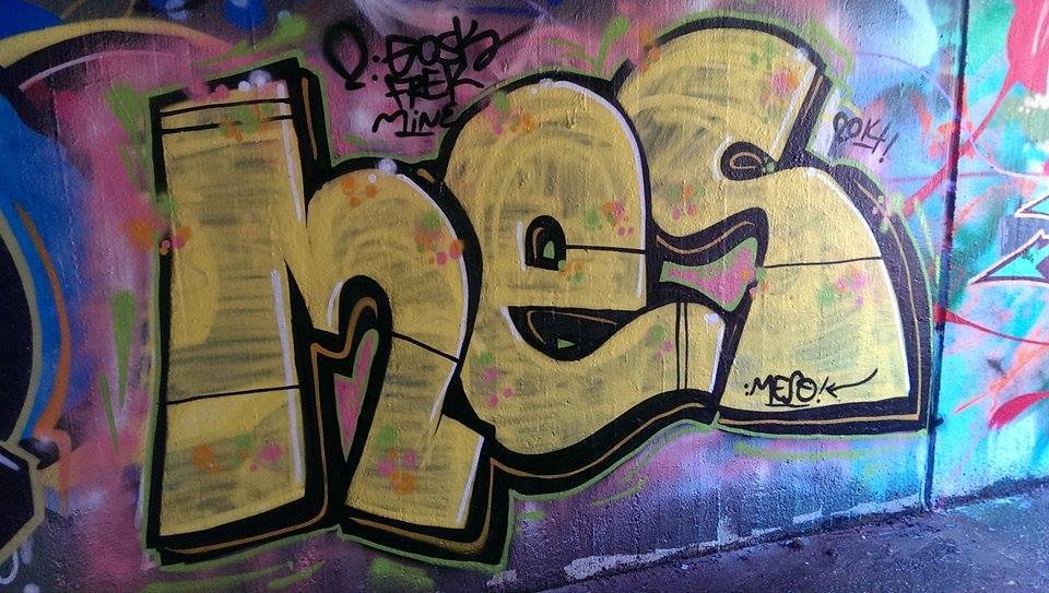 Graffiti Bombing - Photo by MeSo