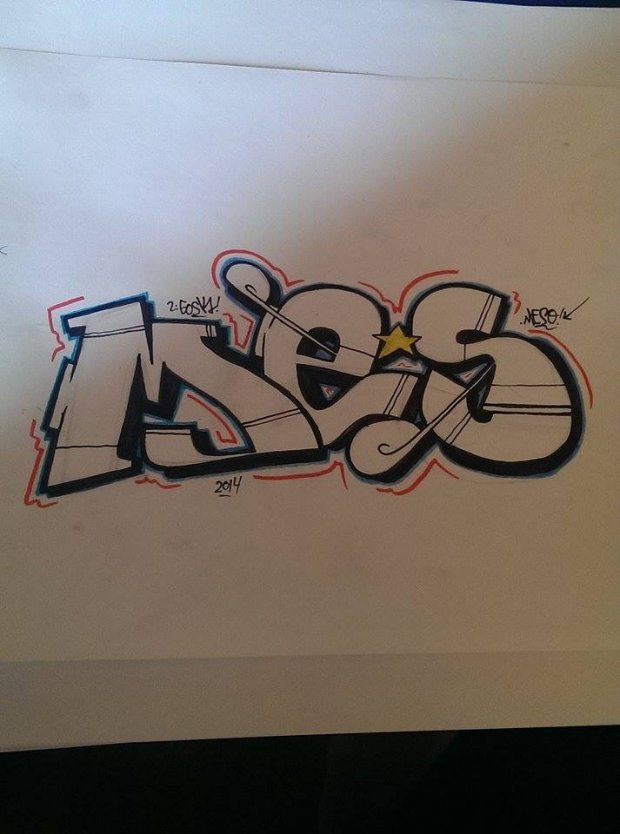 Graffiti Sketch - Photo by MeSo