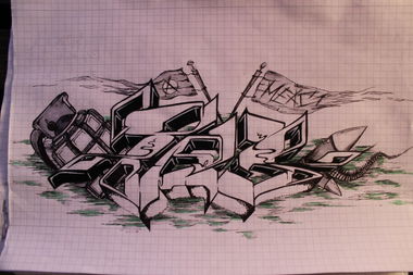 Graffiti Sketch - Photo by Meag199