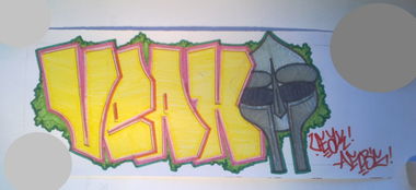 Graffiti Sketch in R?ga - Photo by Meager - AGB'S, CREW (2014)