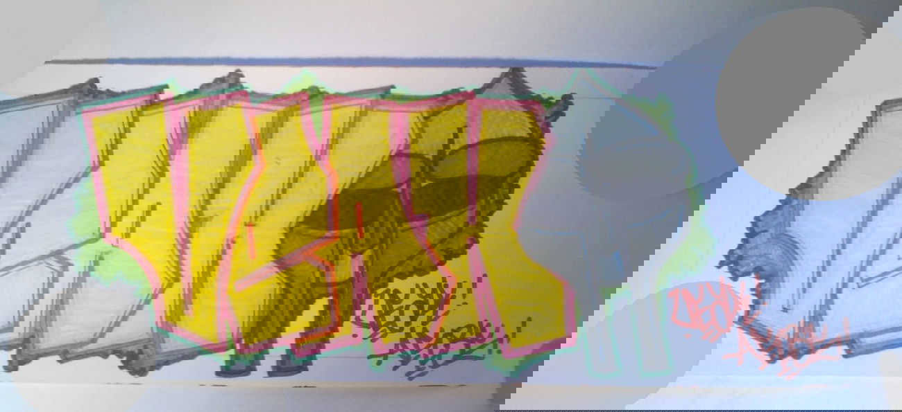 Graffiti Sketch in R?ga - Photo by Meager - AGB'S, CREW (2014)