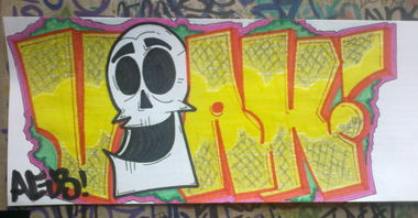 Graffiti Wall - Photo by Meager - GRIMM, AGB (2014)