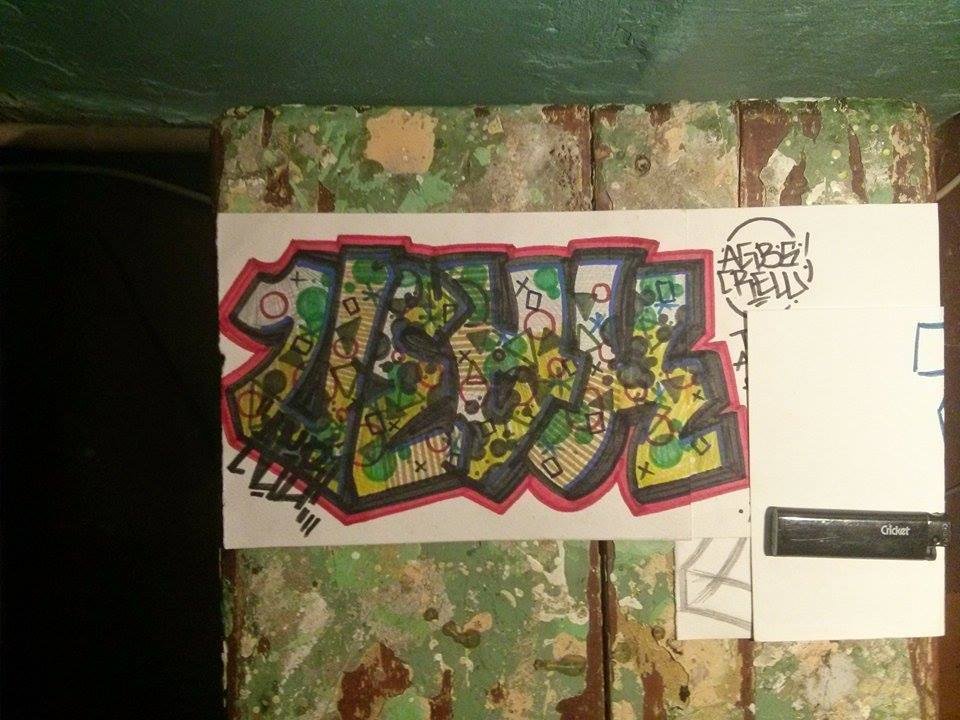 Graffiti Sketch in R?ga - Photo by Meager - still_veak (2015)