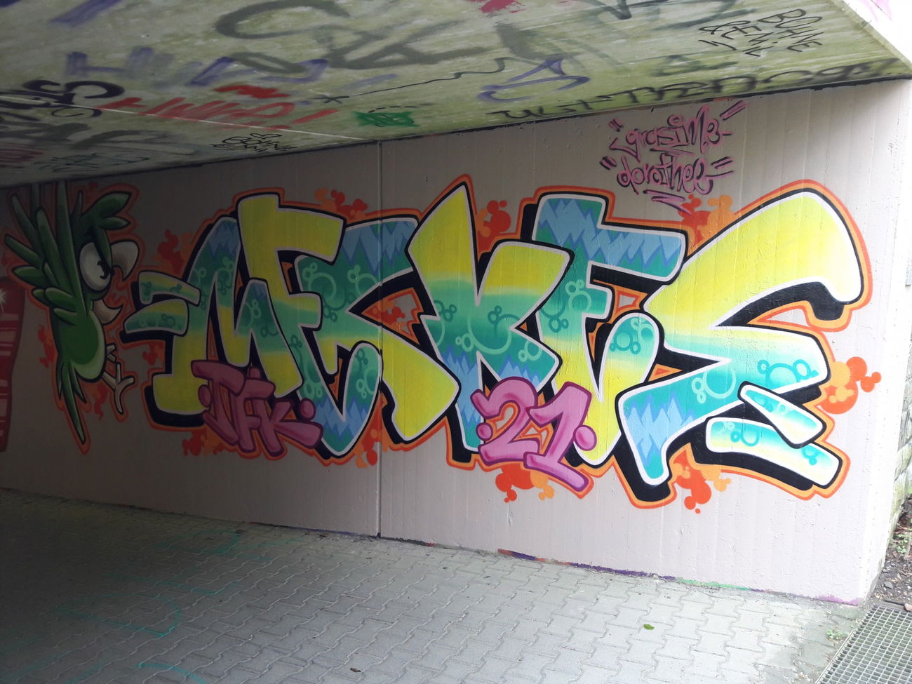 Graffiti Wall - Photo by Meckes