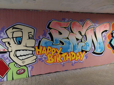 Graffiti Wall - Photo by Meckes - Limburg, graffiti