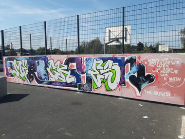 Graffiti Wall in Deutschland - Photo by Meckes - Meckes, grasime, tfk (2020)