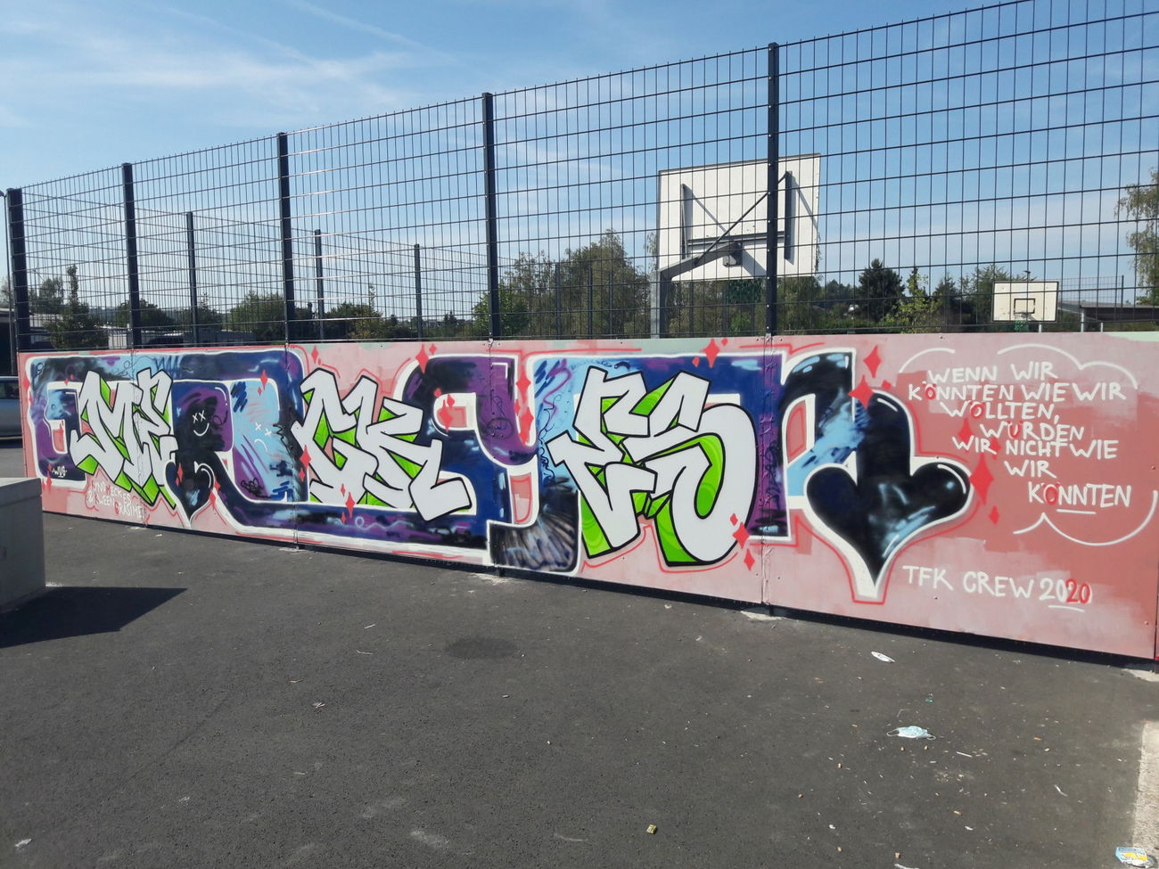 Graffiti Wall in Deutschland - Photo by Meckes - Meckes, grasime, tfk (2020)