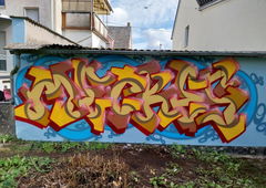 Graffiti Wall - Photo by Meckes - Altendiez