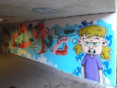 Graffiti Wall - Photo by Meckes - Limburg, tfk