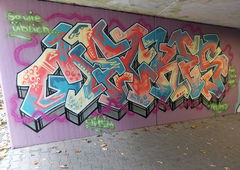 Graffiti Wall - Photo by Meckes - Limburg (2023)