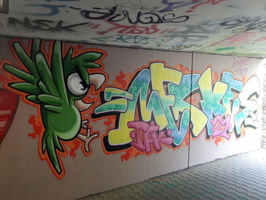 Graffiti Wall - Photo by Meckes