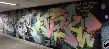 Graffiti Wall - Photo by Meckes